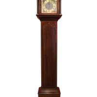 Edwardian Mahogany Grandmother Clock, 8-Day Movement, circa 1910