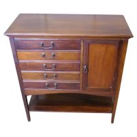 Edwardian Music Cabinet