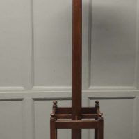 Edwardian Oak Revolving Hat Coat and Umbrella Hall Stand
