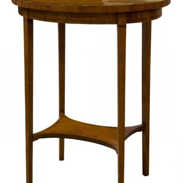 Edwardian Sheraton revival oval table