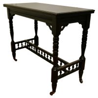 Elegant Ebonised Occasional Card Hall Table