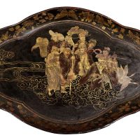 English Chinoiserie Tray – 19thc