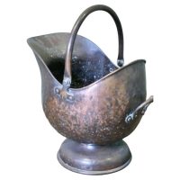 Extra Large Arts and Crafts Copper Helmet Coal Scuttle