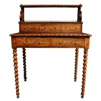 Fine Early Victorian Rosewood Ladies Writing Table, c.1845–1855