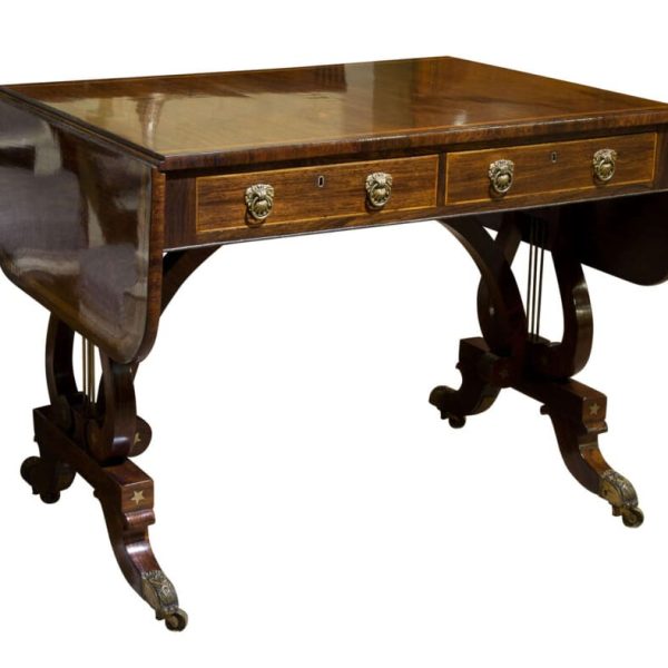 Fine Regency Rosewood Sofa Table