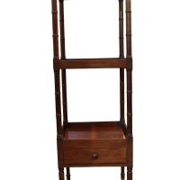 Fine William IV Mahogany Three-Tier Wot-Not with Drawer, Circa 1830