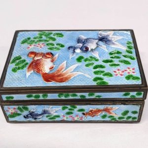 fish enamel box