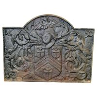French Arch Top Fire Back. Armour and Eagle