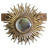French Art Deco Style Sunburst Mirror