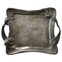 French Art Nouveau Pewter Tray