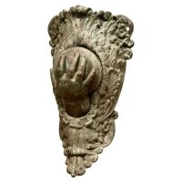 French Bronze Billiard Ball Corner Pocket