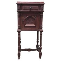 French Carved Night Table or Side Cupboard