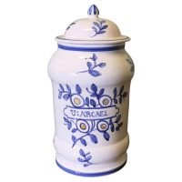 French Earthenware Pharmacy Jar
