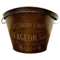 French Felt Bowler Hat in Original Hat Box from Blois