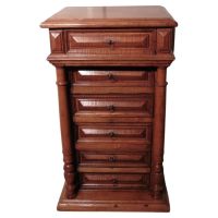 French Golden Oak Bedside Cabinet or Night Table