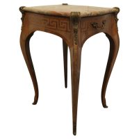 French Marble and Ormolu Lamp Table This is a superb quality French side table