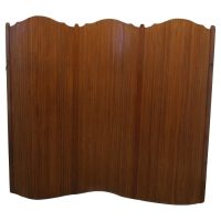 French Self Supporting Vertical Tambour Screen, Room Divider