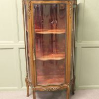 French Walnut and Ormolu Mounted Vitrine