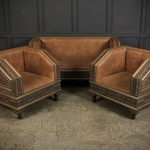 Moroccan Embossed Three Piece Sofa &amp; Armchairs Suite
