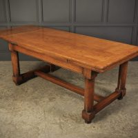 Solid Oak Extending Refectory Dining Table