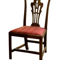 Geo III Carved Walnut Chair