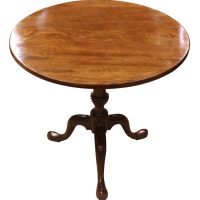 George III Mahogany Tilt-Top Tripod Table, circa 1770