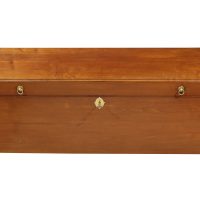 Georgian Cuban Mahogany Blanket Box with Key