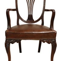 Georgian Mahogany Arm Chair