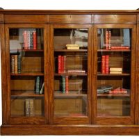 Georgian Mahogany Glazed Bookcase