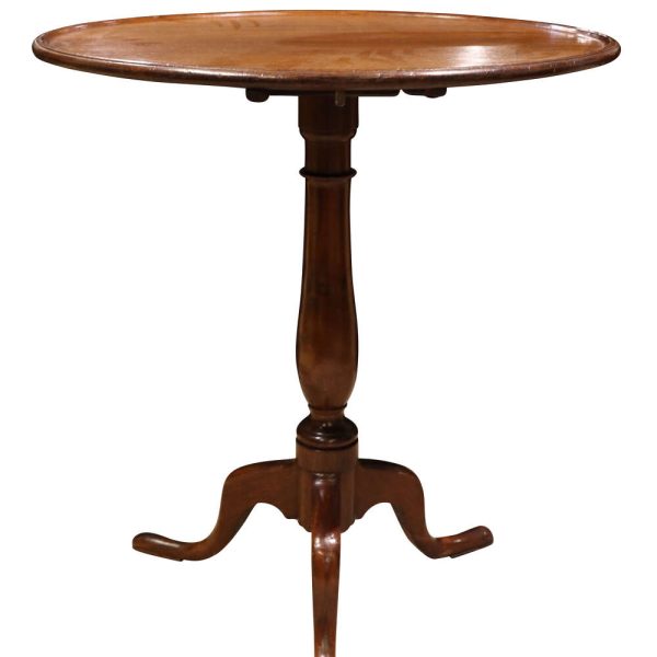 Georgian Mahogany Tilt-Top Table with Dished Top – Early 19th Century