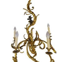 Gilt and Bronze Chandelier circa 1860