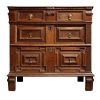 Good Charles II Oak Chest of Drawers – Moulded Front, circa 1680