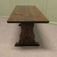 Good Farmhouse Oak Refectory Style Coffee Table