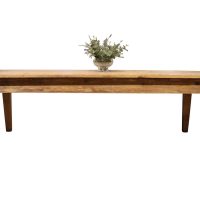 Good Size Scrubbed Pine Kitchen Table, circa 1920