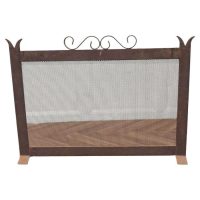 Gothic Iron Fire Screen, Spark Guard