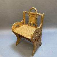 Victorian Oak Hall Chair