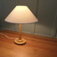 Hand Carved Table Lamp A very pretty piece