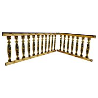 Hand Painted Wooden Railings from a Fair Ground