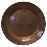 Huge 2.5 Ft across Arts and Crafts Round Copper Wall Plate