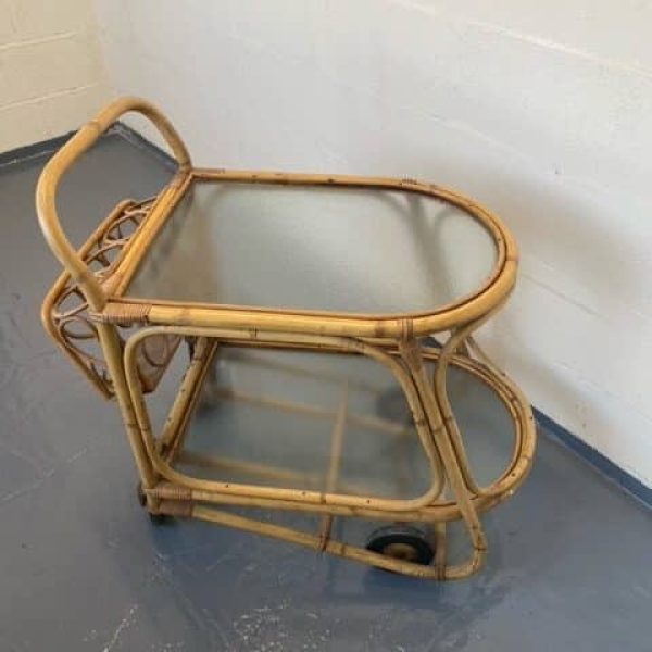 Bamboo Drink Trolley