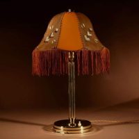 Art Deco Cubism Very Interesting Table Lamp Circa 1920.