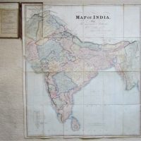 India – folding map