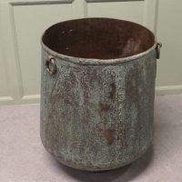 Industrial Style Iron Log Bin, or Large Planter