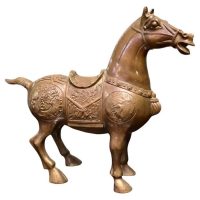 Intricately Decorated Bronze Tang Horse