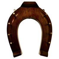 Irish Horseshoe Coat and Tack Rack by B McMullen A fine quality piece