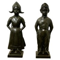 Iron Dutch Girl and Boy Companion Set The Stands of the Companion set are mad