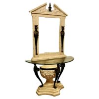 Italian Classical Style Console Table and Mirror Set