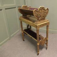 Italian Rococo 2 Tier Gold Book Trough This is a very romantic piece