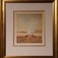 John Bond (British, b. 1945), The Bonfire – Limited Edition Signed Lithograph