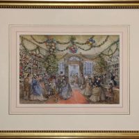 John Strickland Goodall RBA RI (1908–1996) “An Edwardian Christmas” – Signed Watercolour w